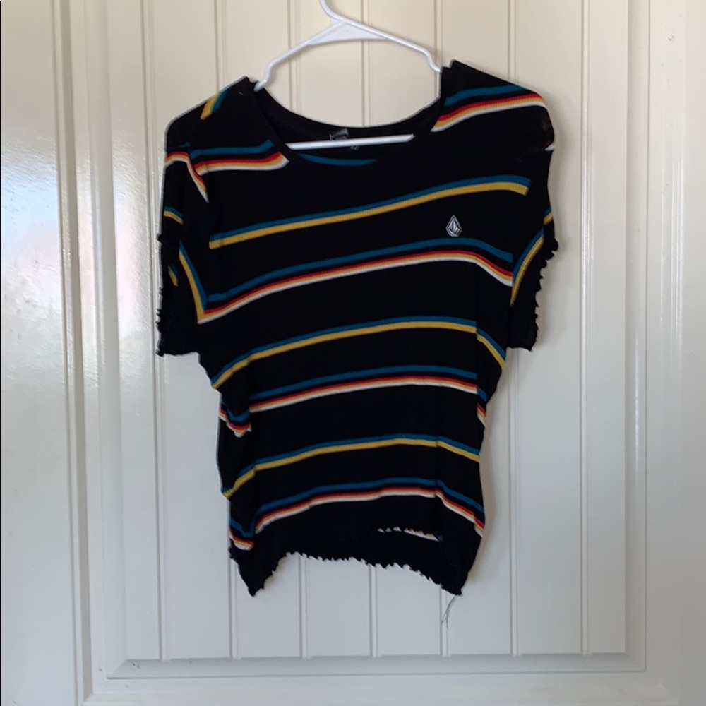 Volcom striped shirt